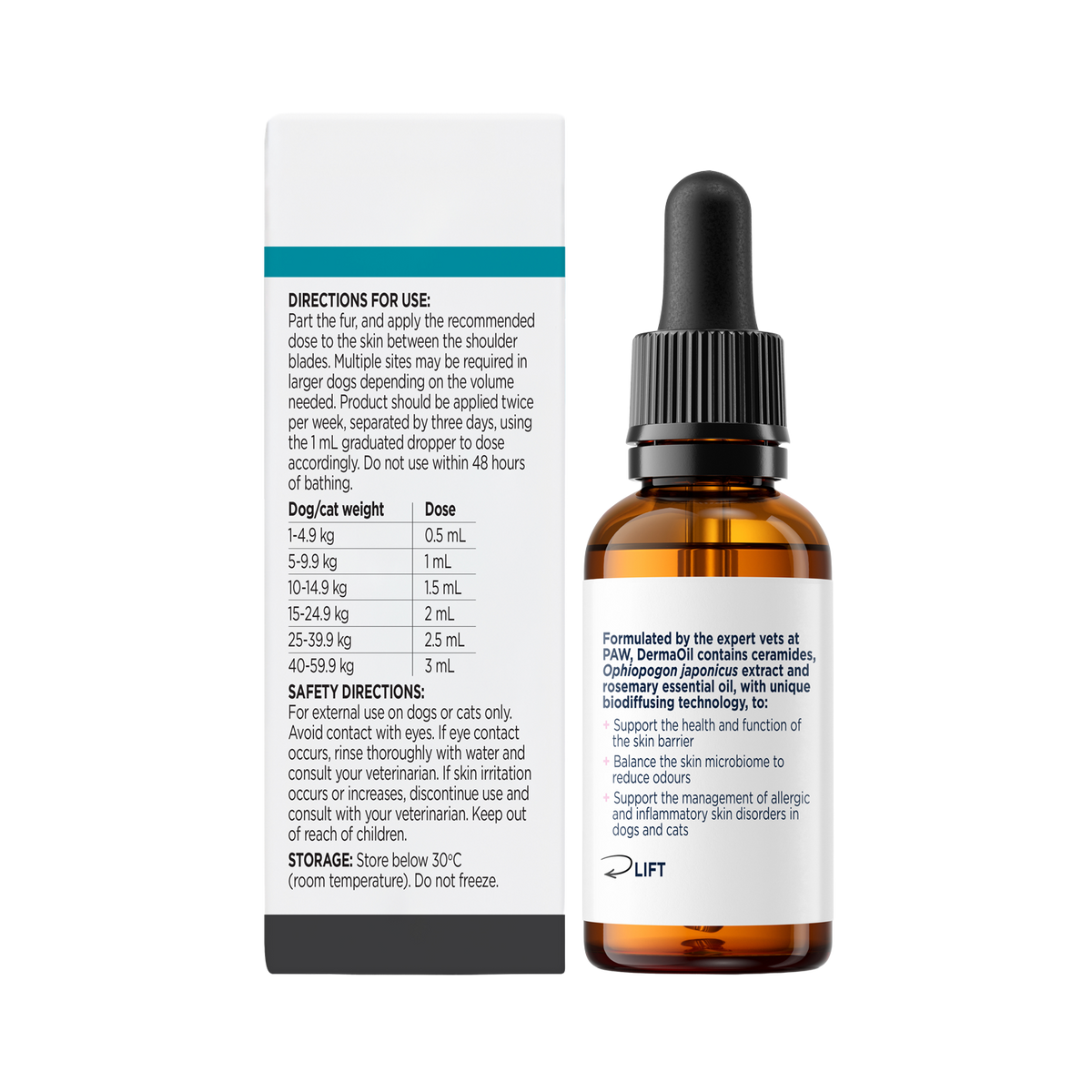 PAW DermaOil Skin & Coat Support | Pure Animal Wellbeing (PAW)