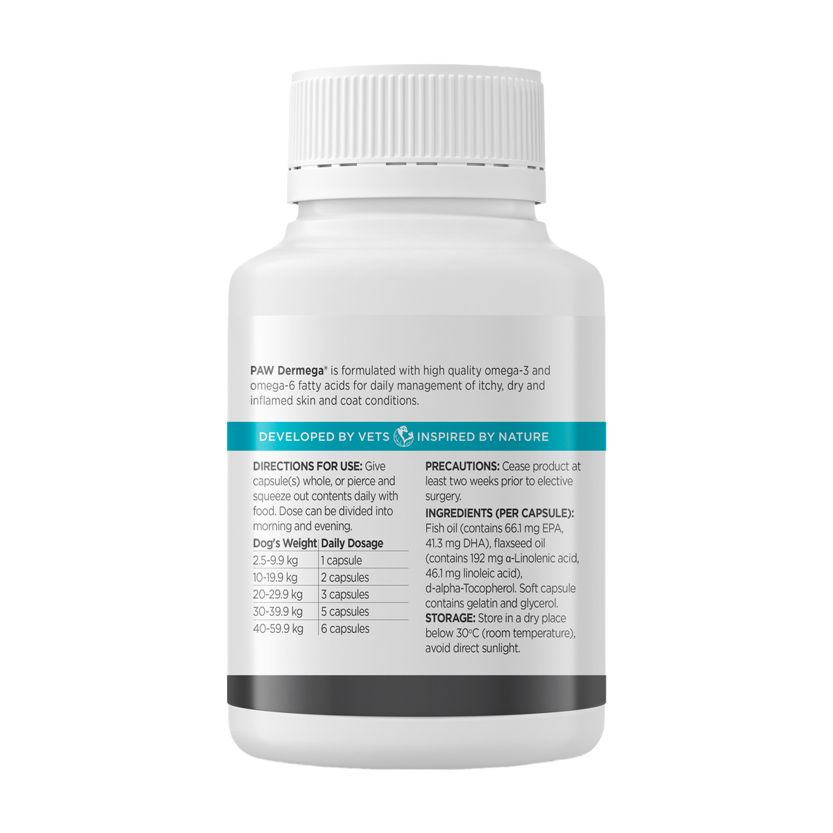 PAW Dermega® Omega Oil | Pure Animal Wellbeing (PAW)