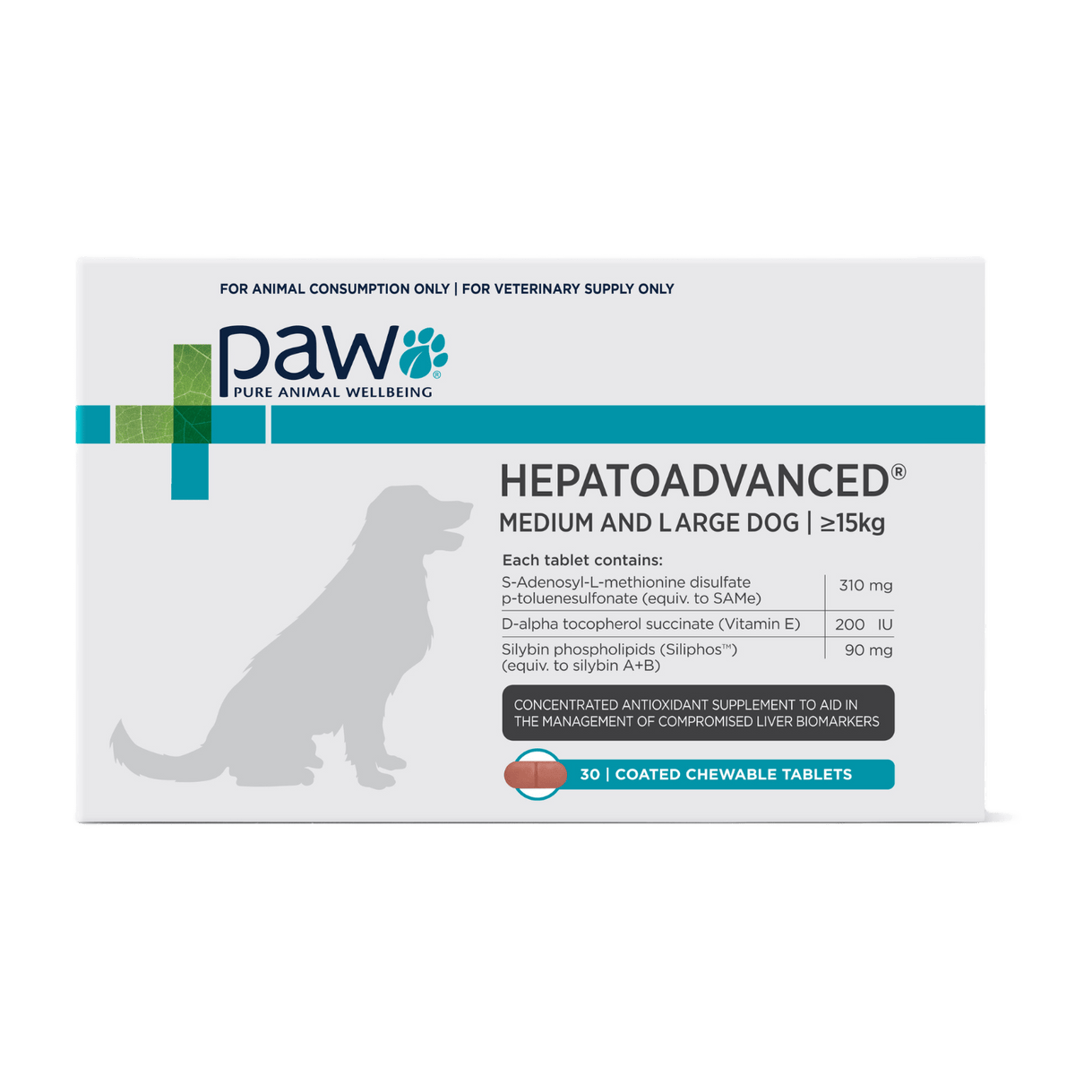 PAW HepatoAdvanced® for Large Dogs | Pure Animal Wellbeing (PAW)