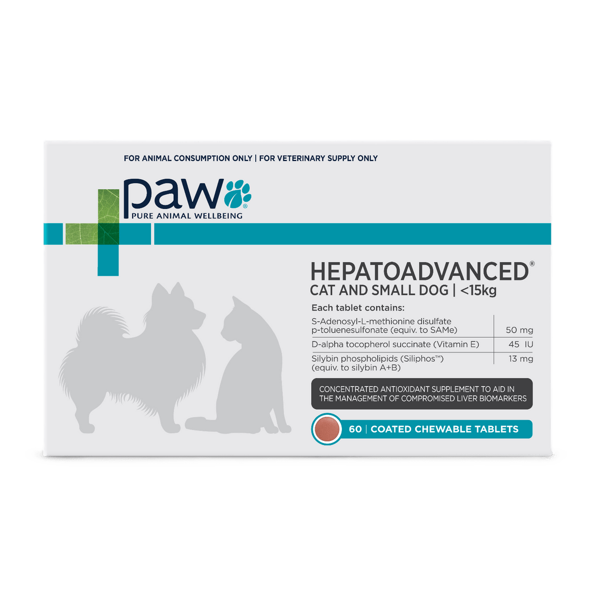 PAW HepatoAdvanced® for Small Dogs | Pure Animal Wellbeing (PAW)