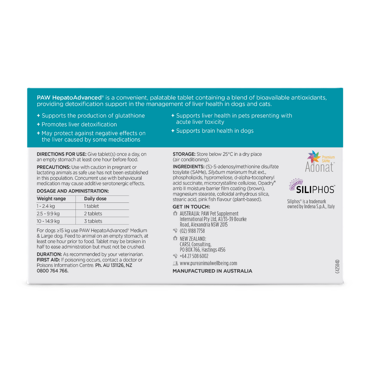 PAW HepatoAdvanced® for Small Dogs | Pure Animal Wellbeing (PAW)