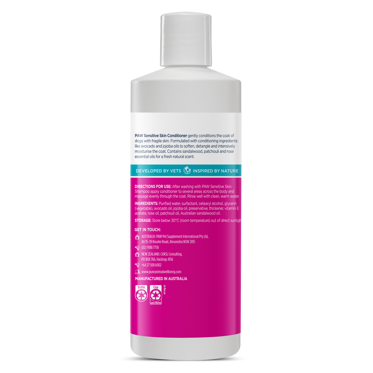 PAW Sensitive Skin Conditioner | Pure Animal Wellbeing (PAW)