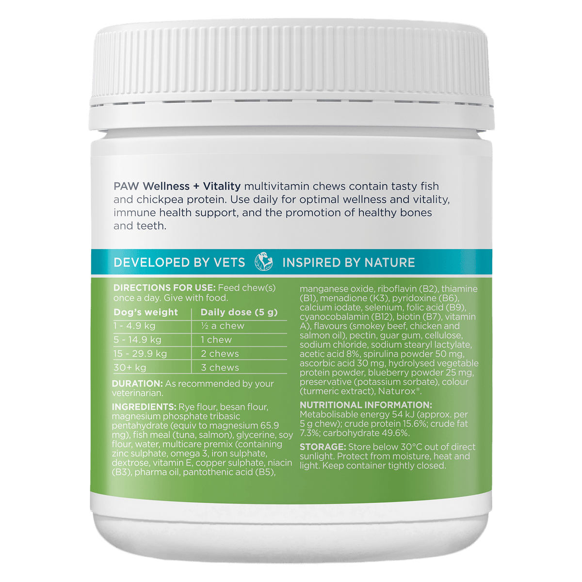 PAW Wellness and Vitality Chews | Pure Animal Wellbeing (PAW)