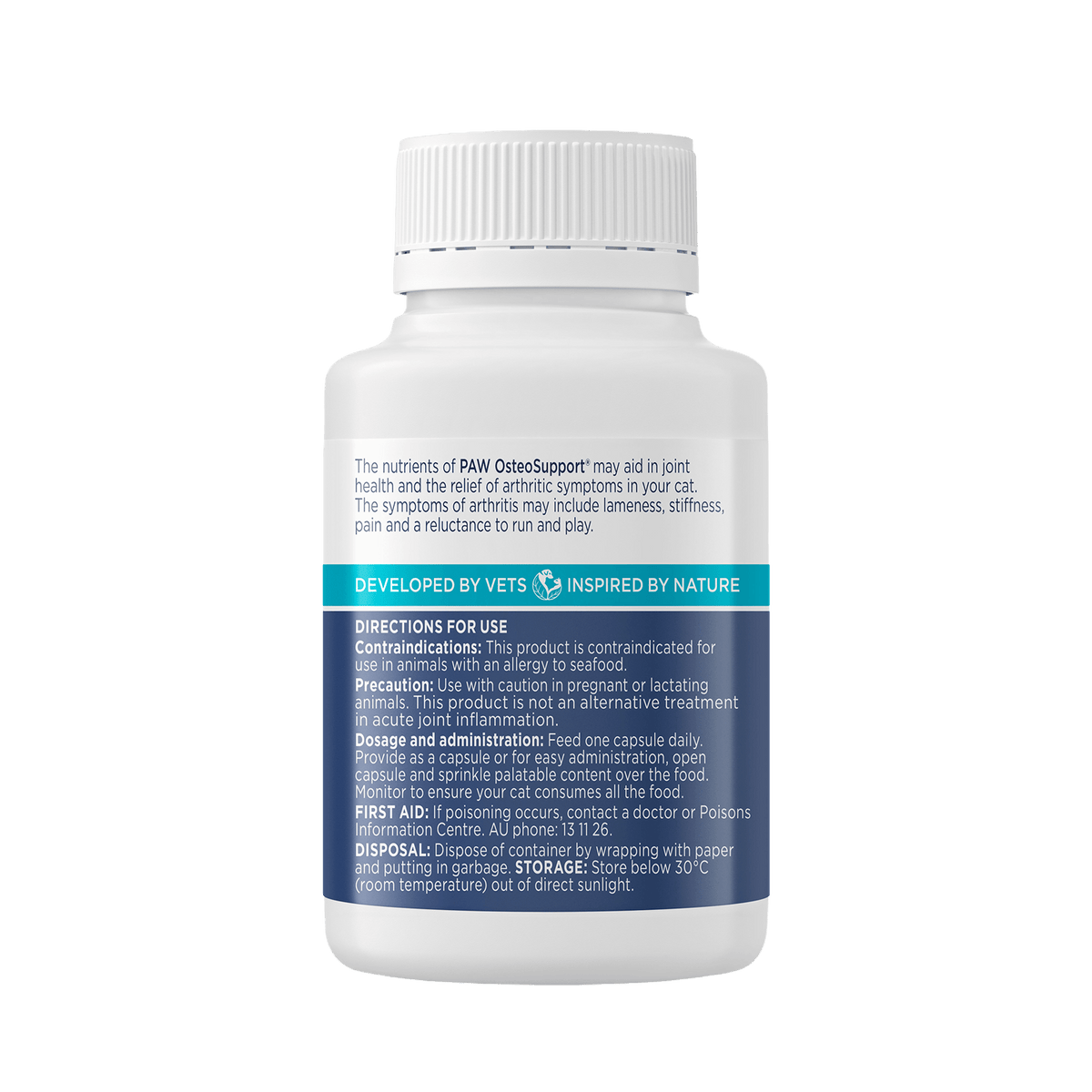 PAW OsteoSupport® for Cats | Pure Animal Wellbeing (PAW)