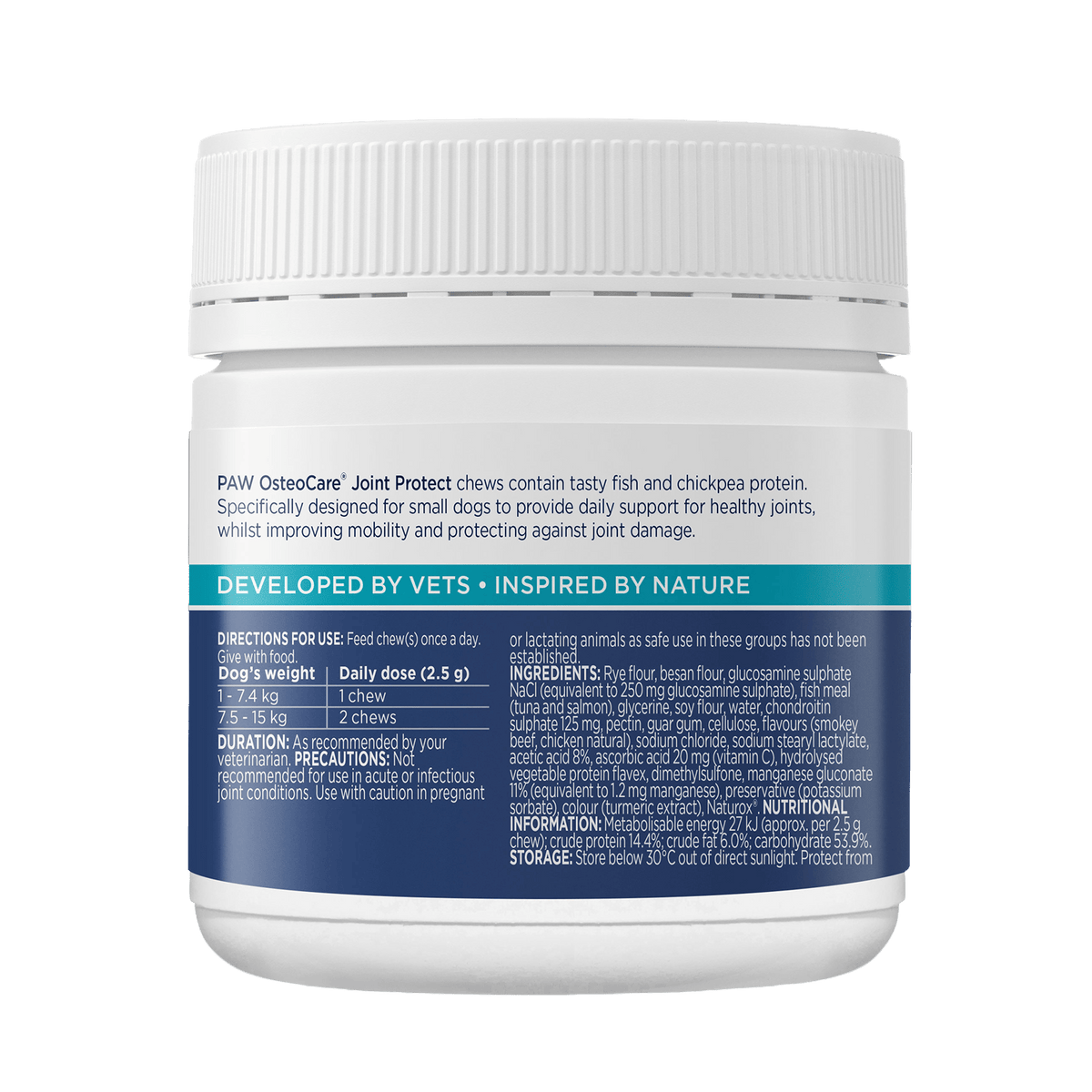 PAW OsteoCare® Small Chews | Pure Animal Wellbeing (PAW)