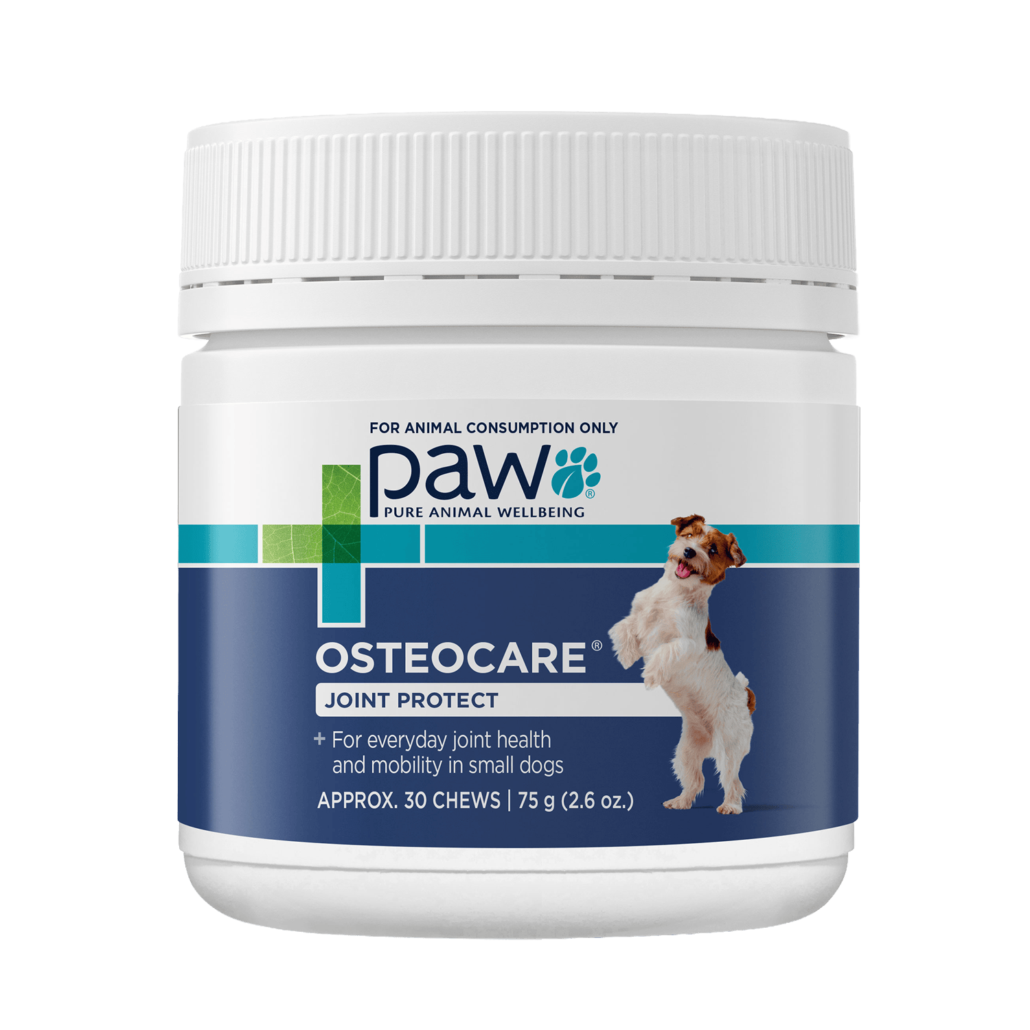 PAW OsteoCare® Small 30 Chews Front Label
