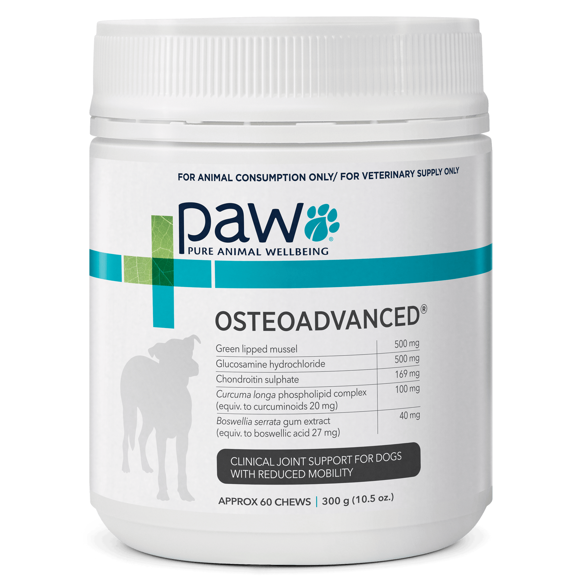 PAW Chews 60 Chews PAW OsteoAdvanced® Chews
